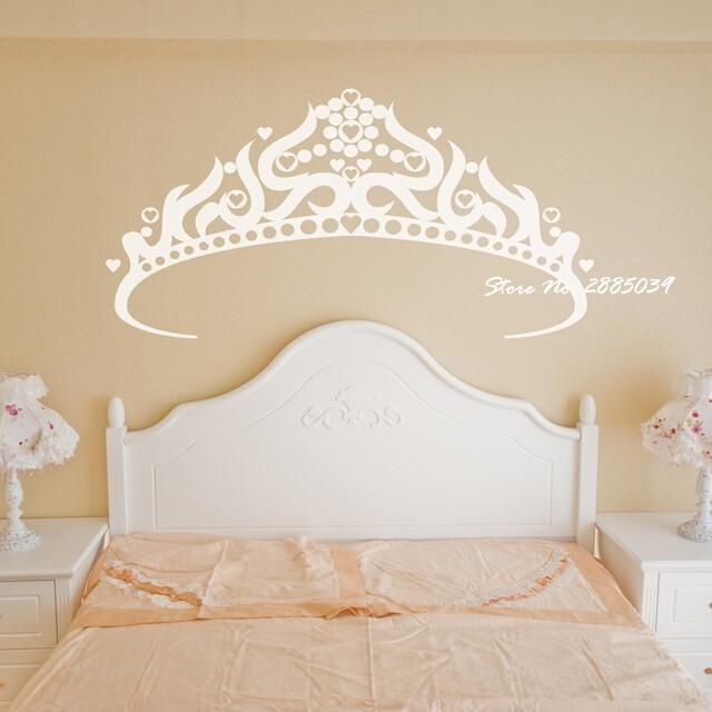 Online Get Cheap Princess Crown Wall Decal  Aliexpress Pertaining To Princess Crown Wall Art (Photo 15 of 20)