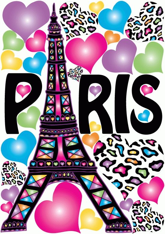 Paris Wall Decals / Paris Wall Stickers Theme With Eiffel Tower For Paris Themed Stickers (Photo 1 of 20)