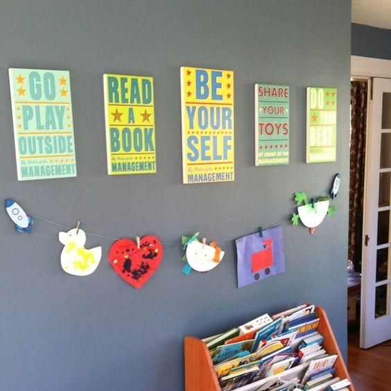 Playroom Decor Ideas | Shoise Intended For Wall Art For Playroom (View 7 of 20)