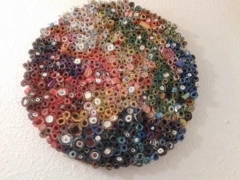 Recycled Magazine Wall Art | Thriftyfun Inside Recycled Wall Art (Photo 13 of 20)