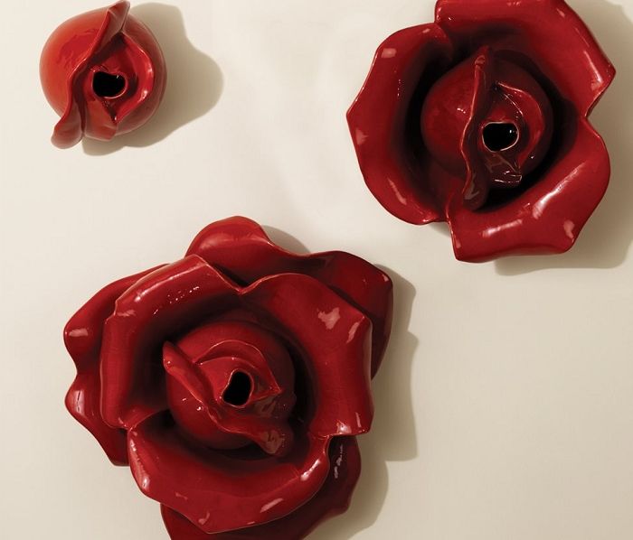 Rose Wall Art, 3 Sizes Available, See "options" Below Intended For Red Rose Wall Art (Photo 1 of 20)