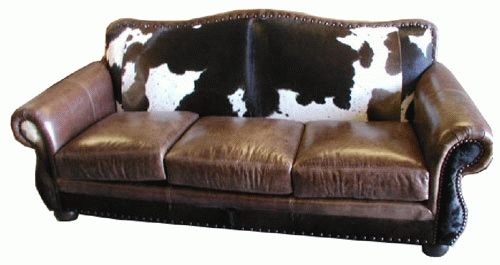 Rustic Cowhide Sofas, Rustic Sofas, Rustic Couches Inside Cowhide Sofas (View 2 of 20)