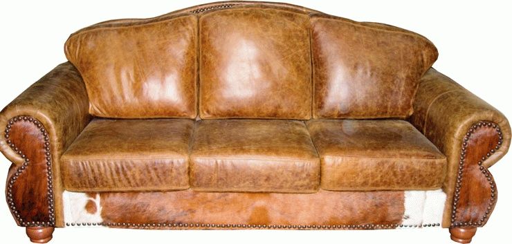 Rustic Cowhide Sofas, Rustic Sofas, Rustic Couches Within Cowhide Sofas (Photo 19 of 20)
