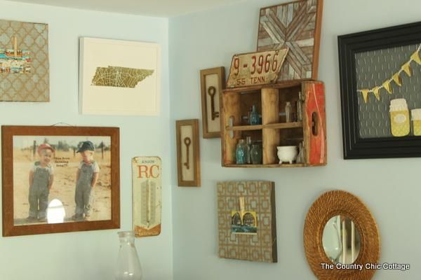 Rustic Farmhouse Gallery Wall #mintedart – The Country Chic Cottage Throughout Farmhouse Wall Art (View 19 of 20)