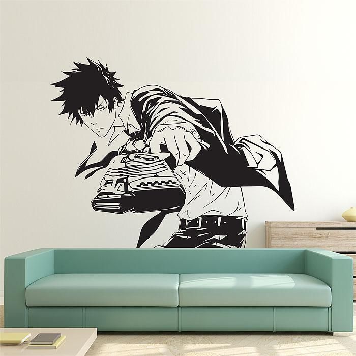 Shinya Psycho Pass Vinyl Wall Art Decal For Tattoo Wall Art (View 17 of 20)