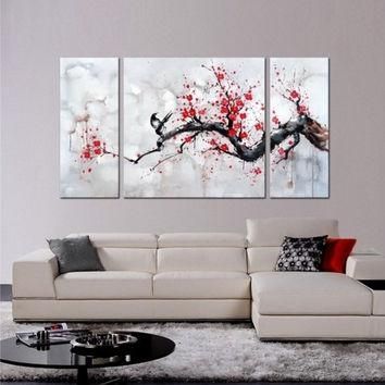 Shop Triptych Painting On Wanelo In Large Triptych Wall Art (Photo 13 of 20)