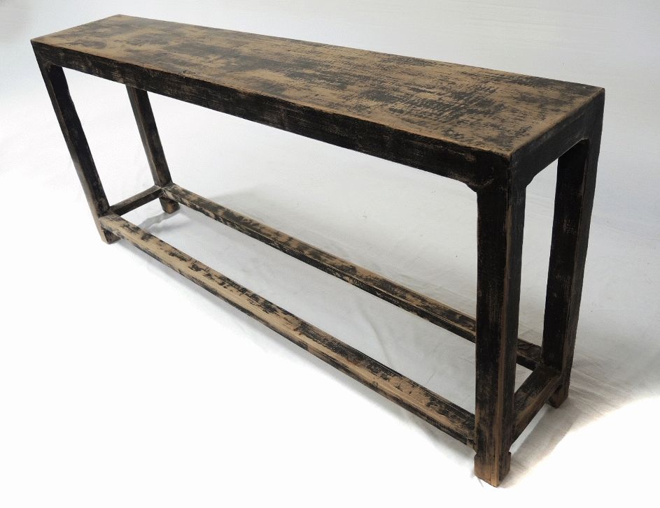 Slim Sofa Back Console Table With Shelf – Custom Furniture Gallery Regarding Slim Sofa Tables (Photo 1 of 20)