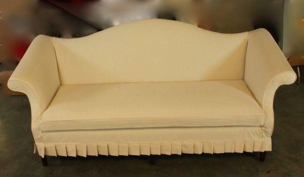 Slipcovers For Camelback Sofa | Camelback Sofa Re Do | Pinterest In Camel Back Couch Slipcovers (View 9 of 20)