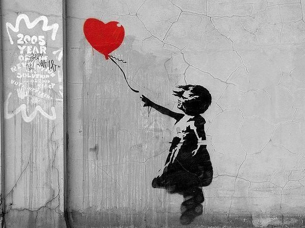 Small Canvas Print – Banksy – Heart Wall Art Sml174 Pertaining To Banksy Wall Art Canvas (Photo 13 of 20)