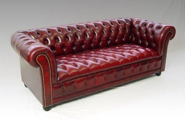 Featured Photo of Red Leather Chesterfield Chairs