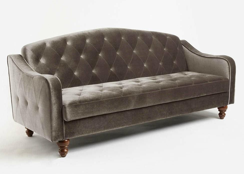 Sofa Tufted Leather Sleeper Martha | Tamingthesat Inside Tufted Sleeper Sofas (View 4 of 20)