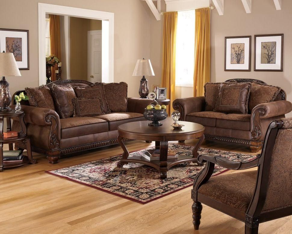 Sofas Center : Cozy Living Room Furniture With Traditional Leather Inside Broyhill Sofas (View 16 of 20)