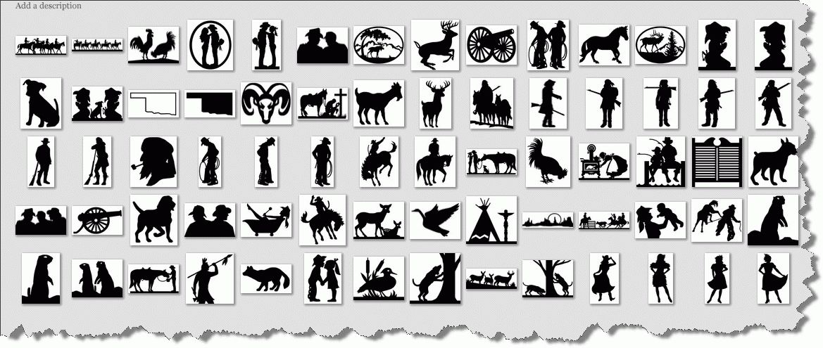 Steel Art Designs Patterns For Western Metal Art Silhouettes (Photo 7 of 20)