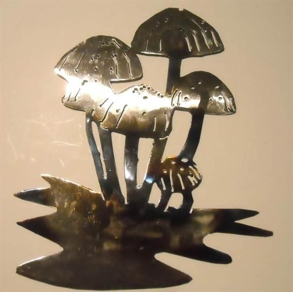 Superior Iron Artz Mushroom Metal Wall Art Sculpture For Mushroom Wall Art (View 6 of 20)