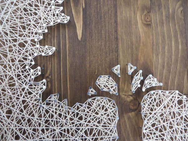 The Oak Tree String Art Kit Is A Perfect Project For Fall, Using Pertaining To Oak Tree Wall Art (View 13 of 20)