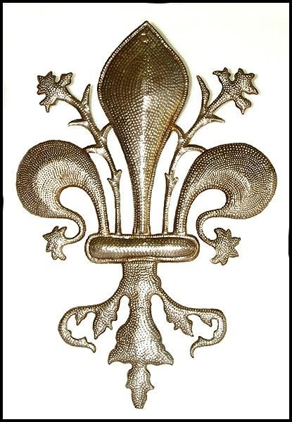 Traditional – Classical Designs In Handcrafted Metal – Haiti Metal Art With Regard To Metal Fleur De Lis Wall Art (Photo 8 of 20)