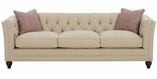 Tufted Fabric Upholstered Queen Sleeper Sofa | Club Furniture With Regard To Queen Convertible Sofas (View 4 of 20)