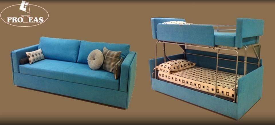 Twinny Couch Morphs Into Bunk Bed Just Like Its Predecessor 'coupe With Sofas Converts To Bunk Bed (View 12 of 20)