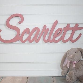 Wall Art Design Ideas: Scarlett Decorations Personalized Baby Name Within Personalized Wall Art With Names (Photo 4 of 20)