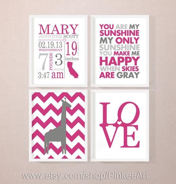 Wall Art Designs: Best Themed Personalized Wall Art For Nursery In Personalized Nursery Wall Art (View 1 of 20)