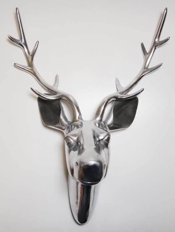 Wall Art – Metal Wall Art Picture – Large Deer Stag Head | Ebay Inside Stag Head Wall Art (Photo 2 of 20)