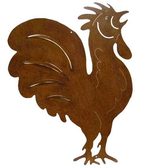 Wall Art ~ Rooster Kitchen Metal Wall Art Rooster Wall Art Intended For Metal Rooster Wall Decor (Photo 16 of 20)