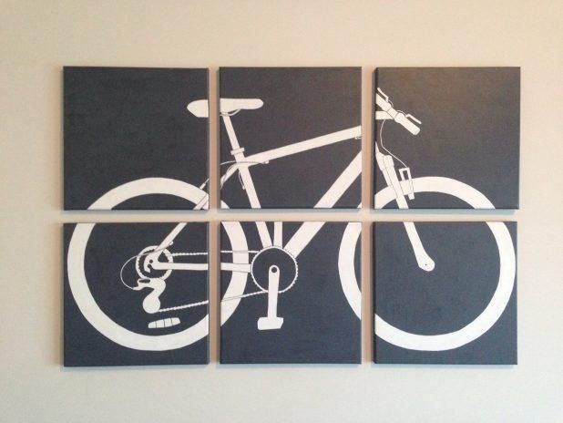 Wall Decor: Metal Bicycle Wall Art Design (View 8 of 20)