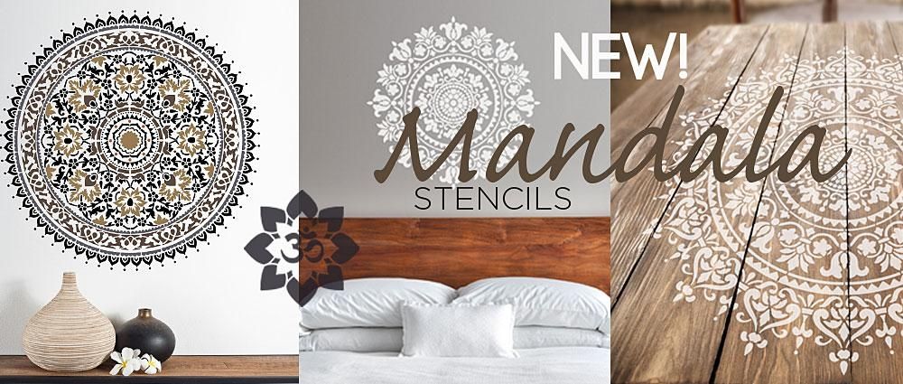Wall Painting Stencils: Wall Stencils, Furniture Stencil Designs In Space Stencils For Walls (View 16 of 20)