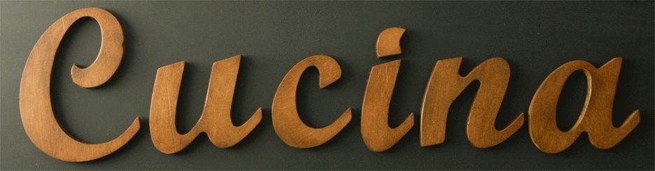 Wall Words|Wood Letters|Decorative Wood Letters – Tuscan Italian Regarding Cucina Wall Art (View 7 of 20)