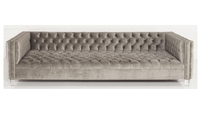 Www.roomservicestore – New Deep Custom Tufted Sofa With Regard To Silver Tufted Sofas (Photo 7 of 20)