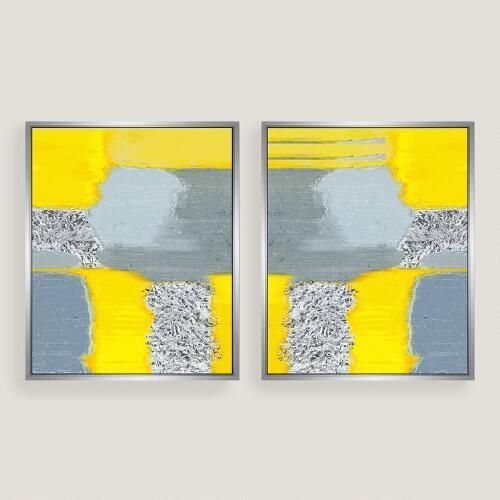 Yellow And Grey Wall Art – Products, Bookmarks, Design Throughout Yellow And Gray Wall Art (View 14 of 20)