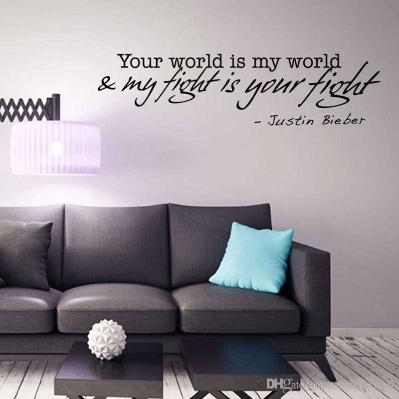 Your World Is My World My Fight Is Your Fight Justin Bieber Wall Regarding Justin Bieber Wall Art (View 8 of 20)