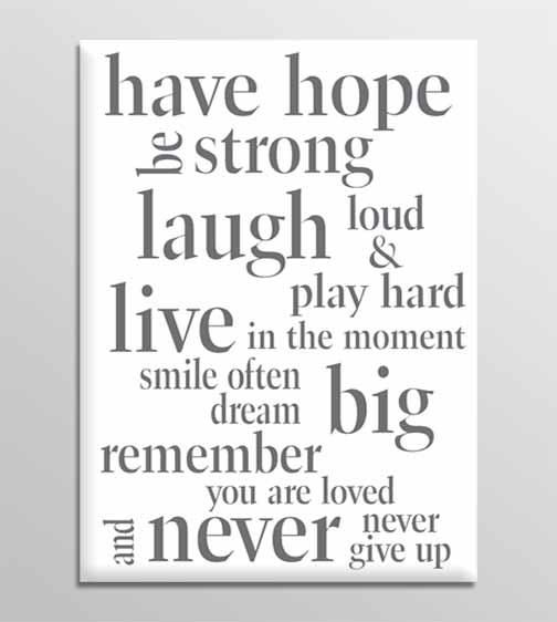 Zspmed Of Canvas Wall Art Quotes Inspirational In Small Home With Inspirational Canvas Wall Art (Photo 15 of 20)