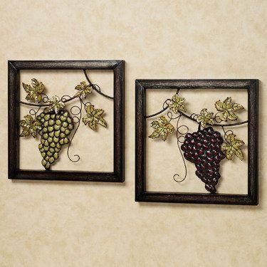 11 Best Decorating Images On Pinterest | Kitchen Ideas, Kitchen Throughout Metal Grape Wall Art (View 6 of 20)