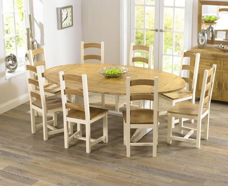 20 Best Collection of Cream and Oak Dining Tables | Dining Room Ideas