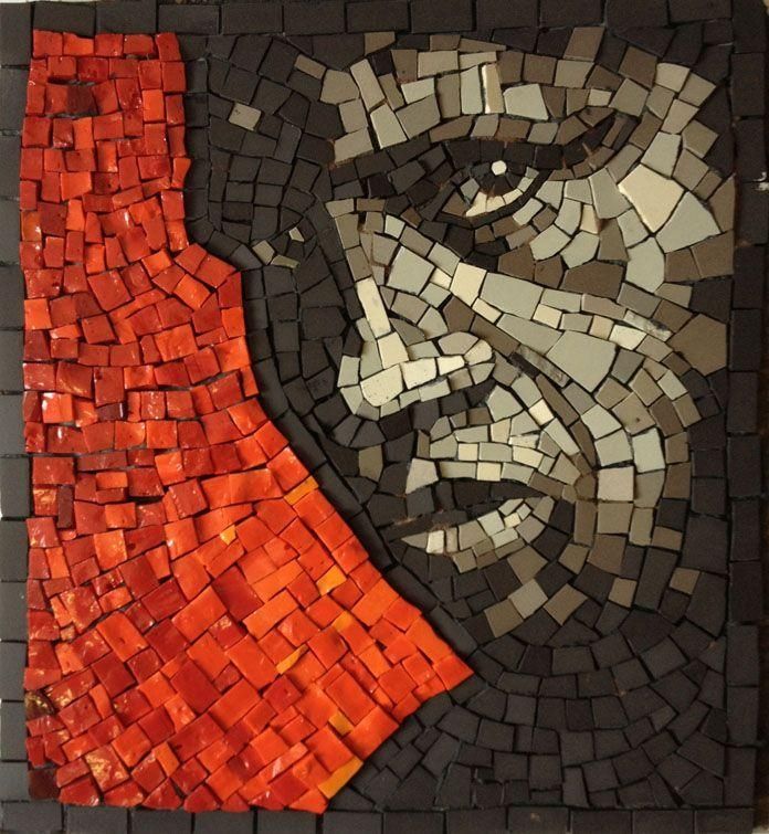 166 Best Portrait Mosaics Images On Pinterest | Mosaic Glass Within Italian Mosaic Wall Art (View 19 of 20)