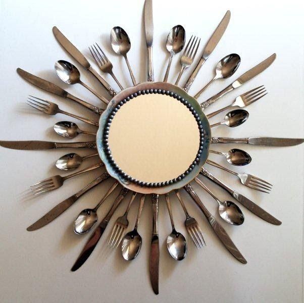 175 Best Silverware – Spoon – Fork Images On Pinterest | Home Regarding Silverware Wall Art (View 11 of 20)