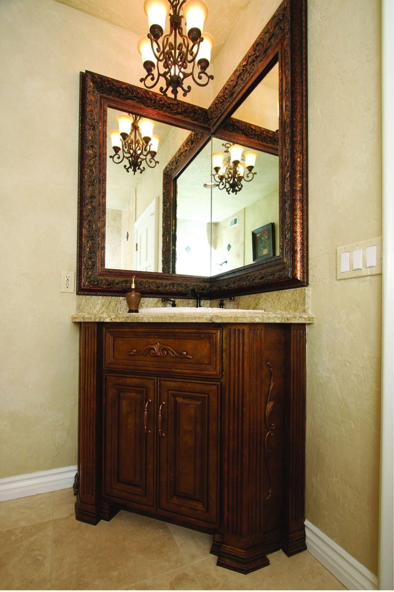 20 Collection of Custom Bathroom Vanity Mirrors | Mirror Ideas