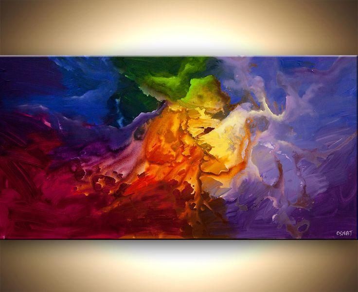 25+ Best Colorful Paintings Abstract Ideas On Pinterest Inside Colorful Abstract Wall Art (View 4 of 20)