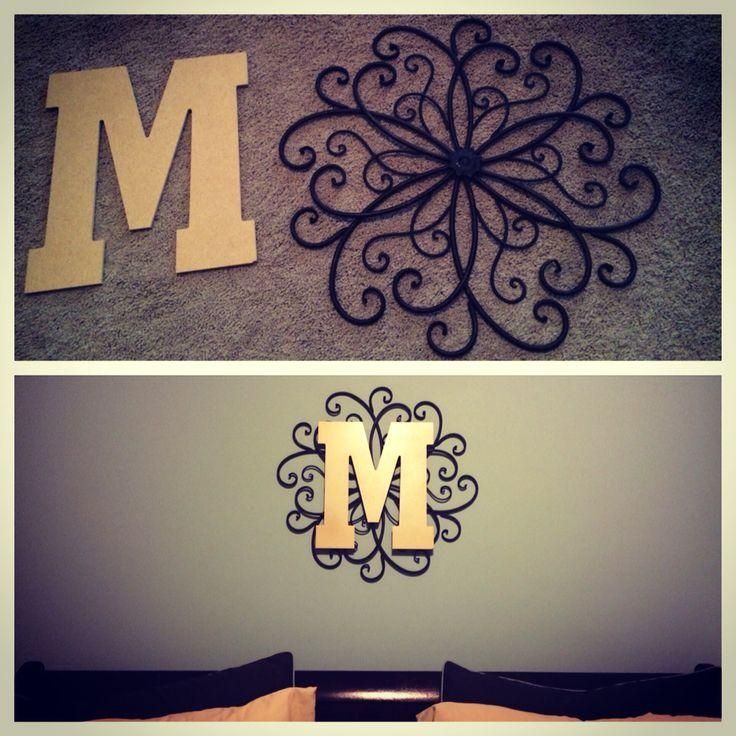 25+ Best Monogram Wall Decorations Ideas On Pinterest | Burlap With Regard To Monogrammed Wall Art (Photo 3 of 20)
