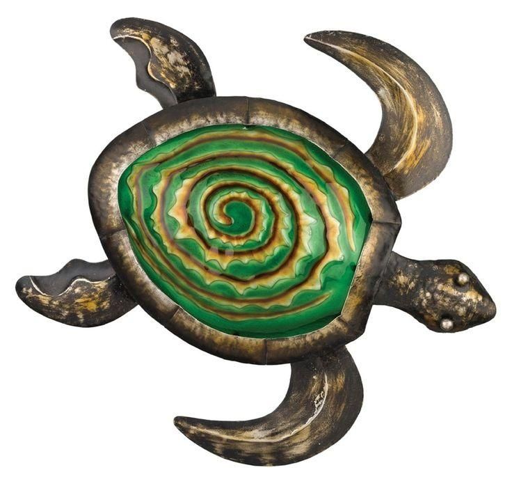 36 Best Coastal Metal Art Decor Images On Pinterest | Art Decor With Sea Turtle Metal Wall Art (View 17 of 20)