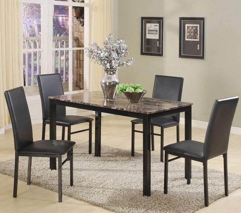 5 Piece Kitchen & Dining Room Sets You'll Love | Wayfair With Most Current Dining Sets (Photo 11 of 20)