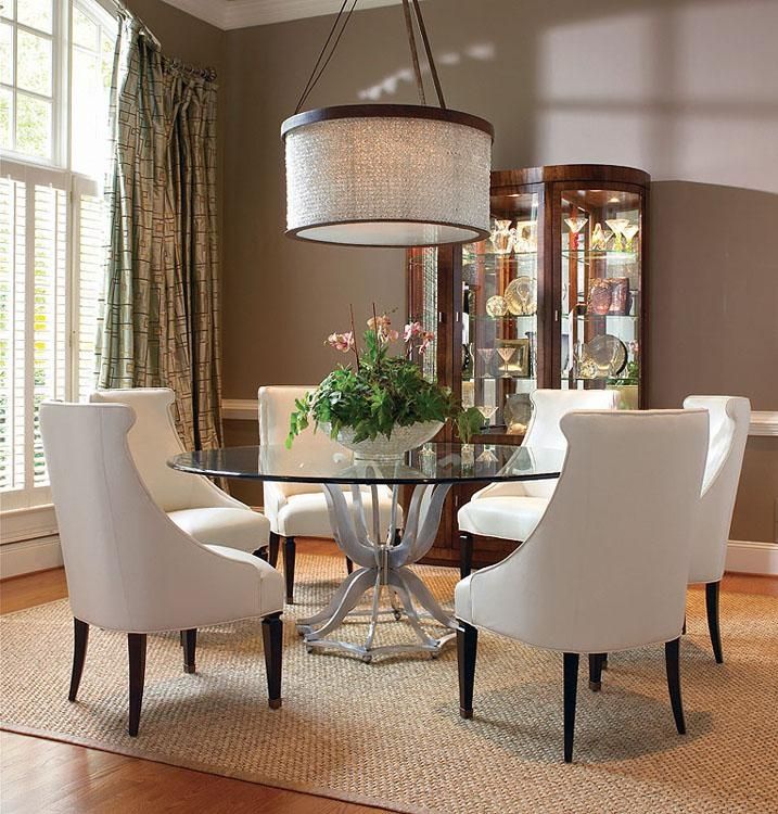 20+ Dining Tables and Fabric Chairs | Dining Room Ideas