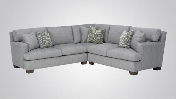 629 – Sectional With 447 Arm – Burton James Pertaining To Burton James Sectional Sofas (View 2 of 20)