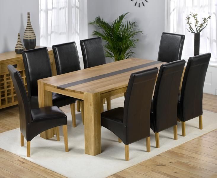 8 Seater Dining Room Table And Chairs » Gallery Dining For 2018 Oak Dining Tables 8 Chairs (View 6 of 20)