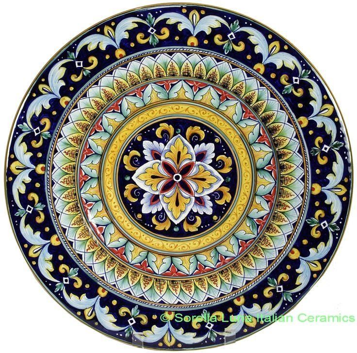 89 Best Tuscan Style Images On Pinterest | Italian Pottery Inside Italian Plates Wall Art Sets (View 7 of 20)