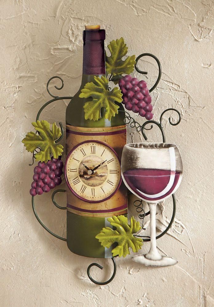 9 Best Ideas For My Wine Kitchen Images On Pinterest | Kitchen With Metal Grape Wall Art (View 9 of 20)