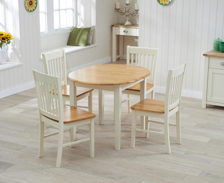 Amalfi Cream Extending Dining Table With Chairs | The Great For Best And Newest Extending Dining Tables And 4 Chairs (View 18 of 20)