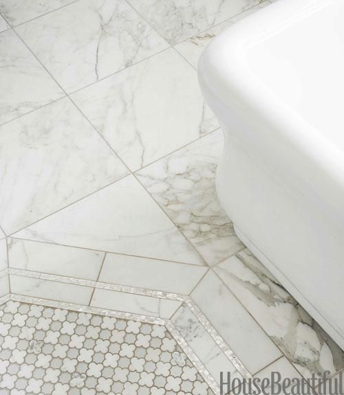 Art Deco Bathroom – Marble Bathroom Design Within Glamorous Mother Of Pearl Wall Art (View 10 of 20)