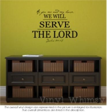 As For Me And My House Wall Art | Roselawnlutheran In As For Me And My House Vinyl Wall Art (View 15 of 20)